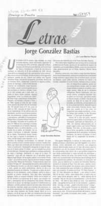 Jorge González Bastías