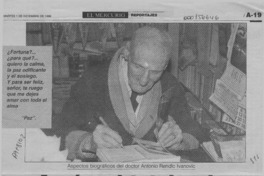 Arcángel tutelar de Antofagasta  [artículo] Mauro Robles.