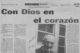 Con Dios en el corazón  [artículo].