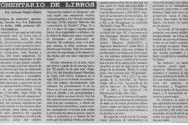 "Relatos de misterio"  [artículo] Antonio Rojas Gómez.