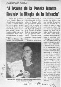 "A través de la poesía intento revivir la magia de la infancia"  [artículo].