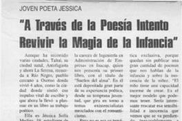 "A través de la poesía intento revivir la magia de la infancia"  [artículo].