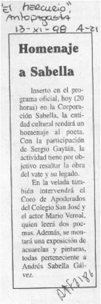 Homenaje a Sabella