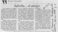 Sabella --el amigo