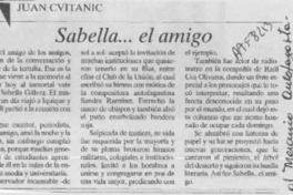 Sabella --el amigo