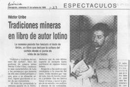 Tradiciones mineras en libro de autor lotino  [artículo].