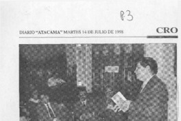 "Perfil histórico de Caldera" fue presentado en Copiapó  [artículo].