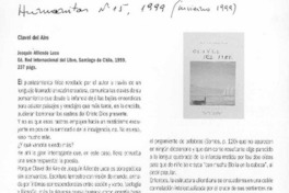 Clavel del aire  [artículo] Delia Domínguez.