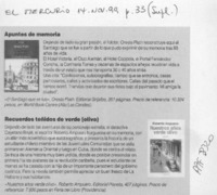 Recuerdos teñidos de verde olivo  [artículo].