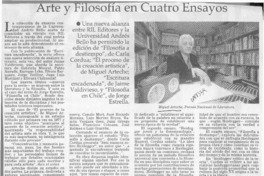 Arte y filosofía en cuatro ensayos  [artículo].