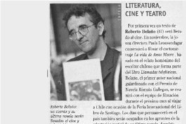 Literatura, cine y teatro  [artículo].