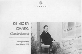 De vez en cuando  [artículo] Walter Hoefler.