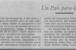 Un País para la risa  [artículo].