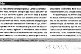 Retorno y despedida  [artículo] D. T.