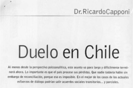 Duelo en Chile (entrevista)