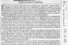 Edmundo Concha  [artículo] María de la Luz Lobo L.