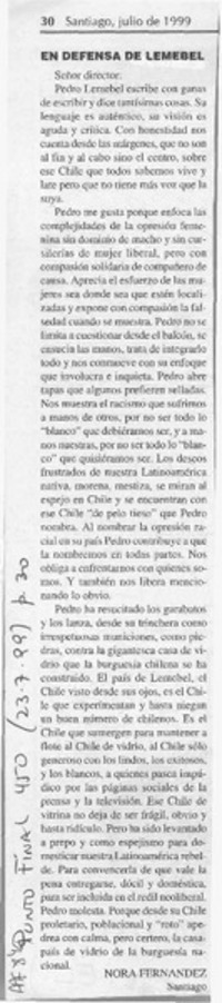 En defensa de Lemebel