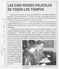 Las Cien peores películas de todos los tiempos  [artículo].