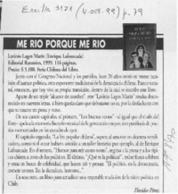 Me río porque me río