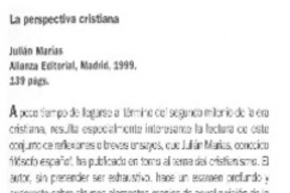 La perspectiva cristiana