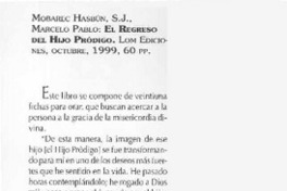 El regreso del hijo pródigo  [artículo] Juan Pablo Cárcamo V.