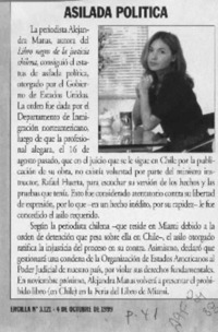 Asilada política  [artículo].