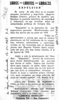 Expulsión  [artículo].