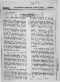 Tarde en Recoleta  [artículo] Apir.