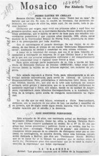 Mosaico  [artículo] Abelardo Troy.