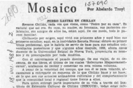 Mosaico  [artículo] Abelardo Troy.