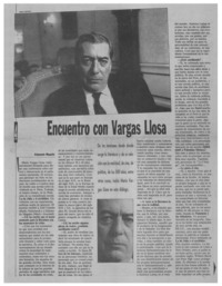 Mario Vargas Llosa contra los vientos de estatización de la banca