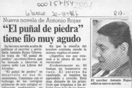 "El puñal de piedra" tiene filo muy agudo  [artículo].