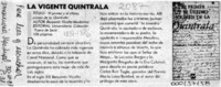 La Vigente Quintrala  [artículo].
