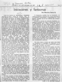 Iniciaciones y fantasmas  [artículo] Mauricio Ostria G.