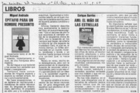 Libros  [artículo] H. V. M.