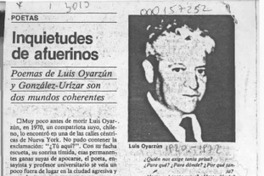 Inquietudes de afuerinos  [artículo] G. B.