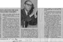 El Cardenal Silva es uno de los grandes de nuestro tiempo  [artículo].