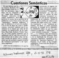 Cuestiones semánticas  [artículo] Filebo.