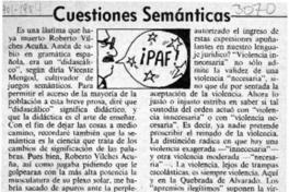 Cuestiones semánticas  [artículo] Filebo.