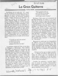 La gran guitarra  [artículo] Andrés Sabella.