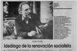 Ideólogo de la renovación socialista