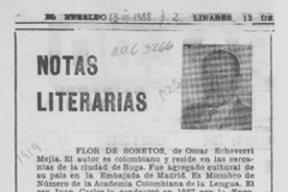 Notas literarias