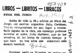 Final del juego  [artículo].