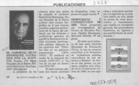 "El Cardenal Silva Henríquez, luchador por la justicia"  [artículo].