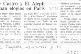 Oscar Castro y el Aleph cosechan elogios en París
