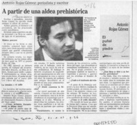 A partir de una aldea prehistórica  [artículo] Maura Brescia.