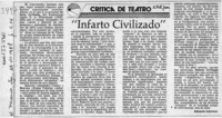 "Infarto civilizado"  [artículo] Eduardo Guerrero.