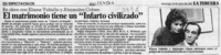 El Matrimonio tiene un "Infarto civilizado"  [artículo].