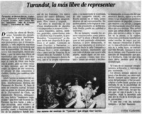 Turandot, la más libre de representar