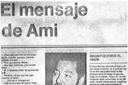 El mensaje de Ami